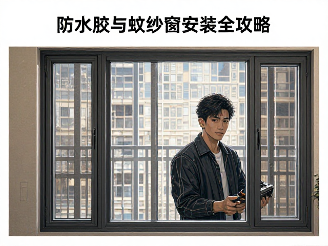定制塑钢窗怎么做?防水胶与防蚊纱窗安装全攻略