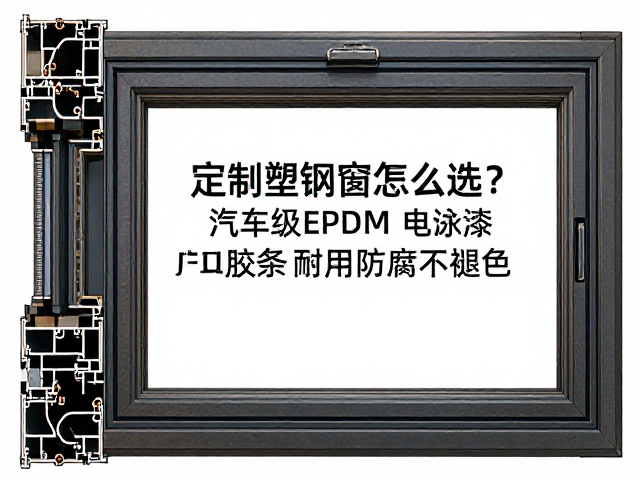 定制塑钢窗怎么选?汽车级EPDM,电泳漆,耐用防腐不褪色