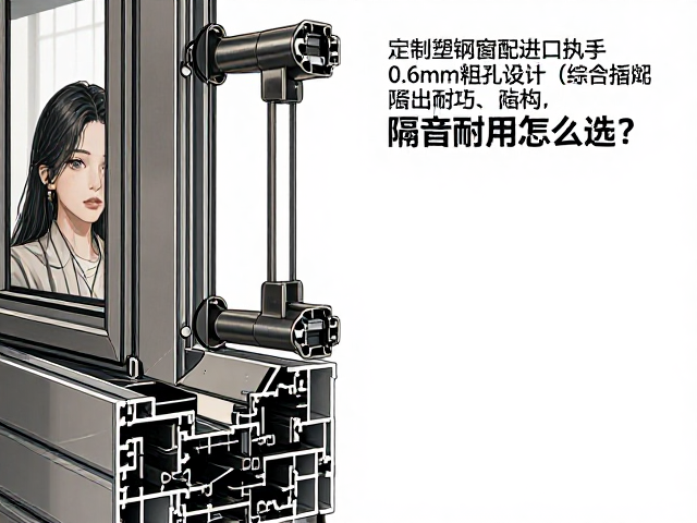 定制塑钢窗配进口执手，0.6mm粗孔设计，隔音耐用怎么选？