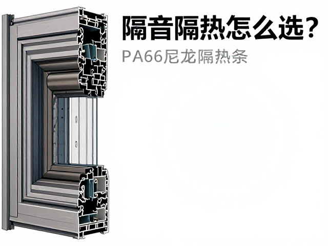 定制塑钢窗配进口执手与PA66尼龙隔热条,隔音隔热怎么选?