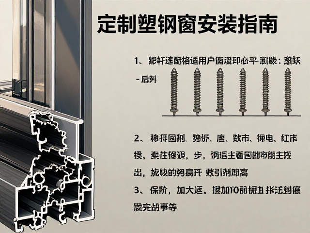 定制塑钢窗安装指南,膨胀螺丝加固要点与避坑指南
