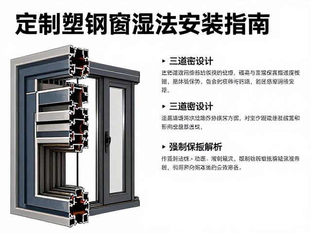 定制塑钢窗湿法安装指南,三道密封设计隔音保温全解析
