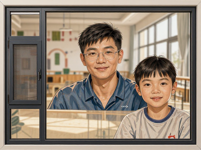 幼儿园塑钢窗定制，发泡密封条防护，安全隔音更省心