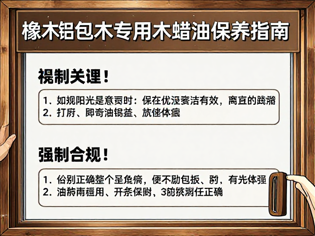 橡木铝包木门窗与阳光房专用木蜡油保养指南