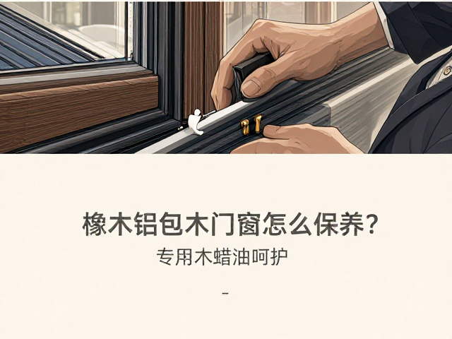橡木铝包木门窗怎么保养?专用木蜡油呵护,拼接紧密更耐用
