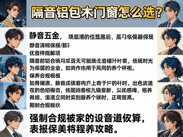 隔音铝包木门窗怎么选？静音五金，表面清洁保养全攻略