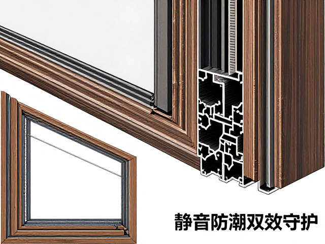 隔音铝包木门窗，多道密封，铝包层防水，静音防潮双效守护