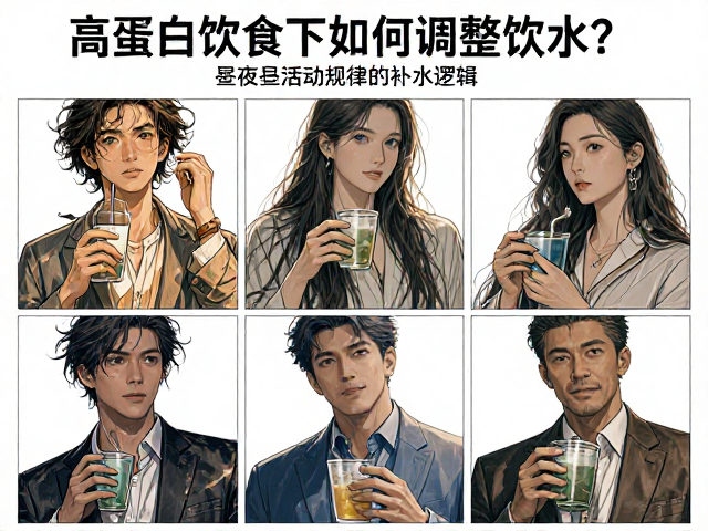 高蛋白饮食下如何调整饮水?揭秘昼夜活动规律的补水逻辑