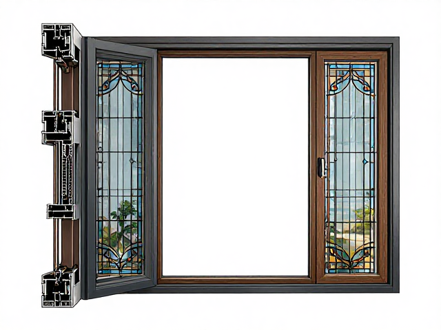 窄边铝包木门窗怎么选?外开平开,彩绘玻璃镶嵌,颜值与性能全解析