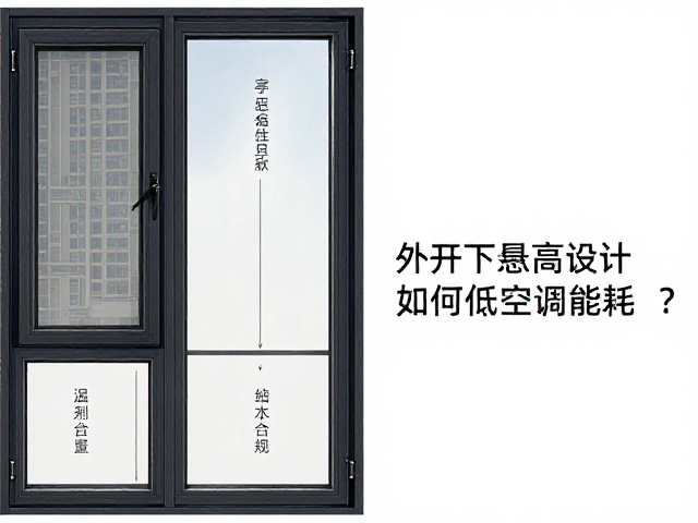 隔音铝包木门窗,外开下悬设计如何降低空调能耗?