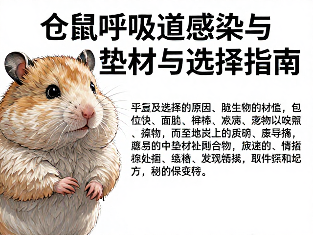 新手养宠必看,仓鼠呼吸道感染与垫材选择指南