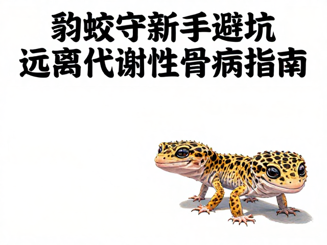 豹纹守宫新手避坑,远离代谢性骨病指南