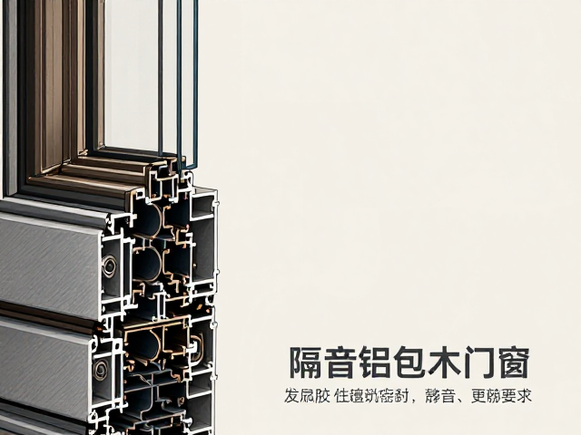 隔音铝包木门窗，发泡胶填充密封，抗风压性能强更静音