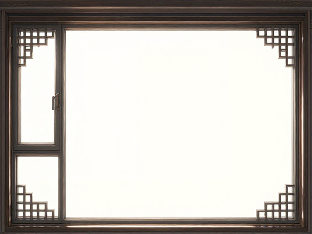大窗户采光太亮?中式铝包木,石膏线条正解