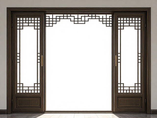 中式铝包木门窗,对称布局打造明亮通透空间,尽显东方美学