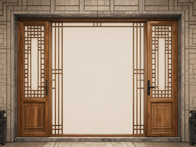 loft空间感设计,中式铝包木门窗搭配自然石材,打造高流量美学家居