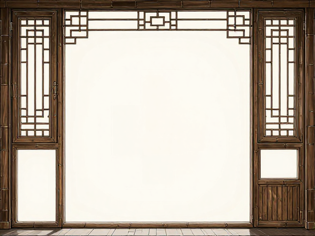 中式铝包木门窗,竹木材质与粗糙质感打造自然雅致空间