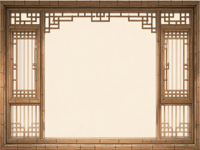 竹木中式铝包木门窗,打造温馨家庭氛围
