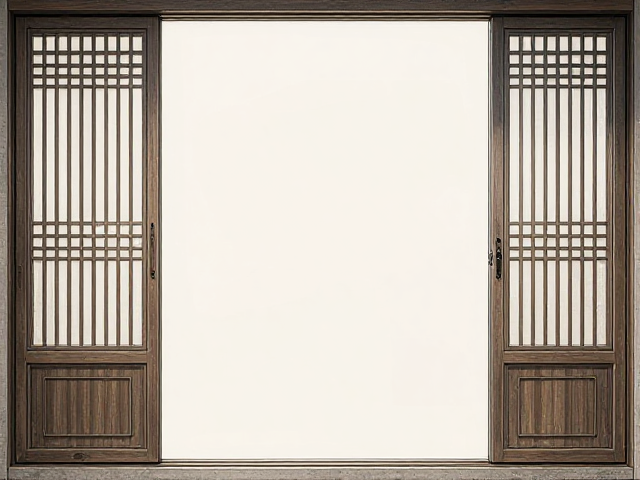 极简禅意中式铝包木门窗,打造通透开放式空间美学
