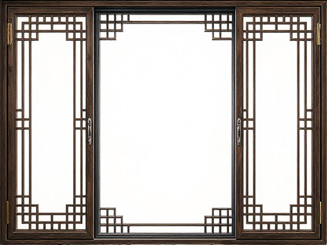窄边铝包木门窗搭配大面积固定玻璃与中式格栅,打造极致中式美学空间