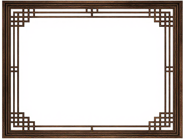 窄边铝包木门窗搭配装饰性固定框与中式格栅线条,打造高颜值新中式家居