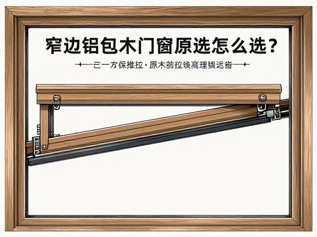 窄边铝包木门窗怎么选?原木色自然纹,下轨推拉,高颜值还隔音