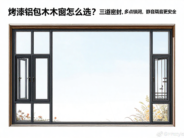 烤漆铝包木门窗怎么选？三道密封，多点锁闭，静音隔音更安全