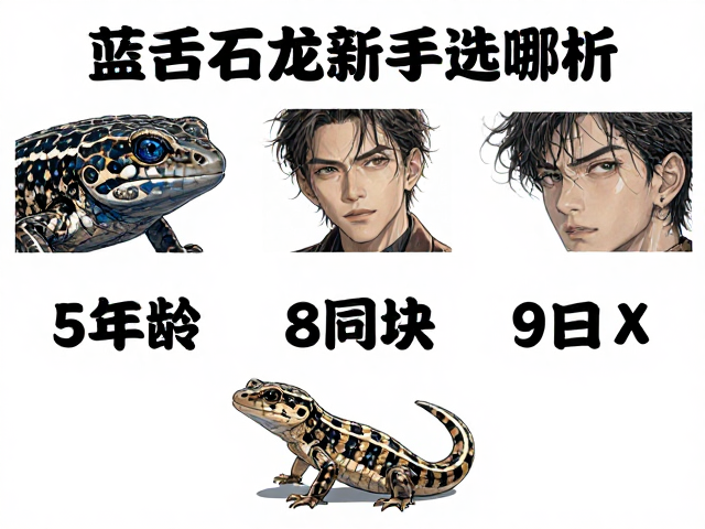 蓝舌石龙子新手选哪种?不同年龄适合品种全解析