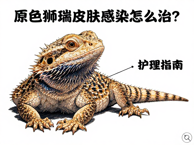 原色鬃狮蜥皮肤感染怎么治?躲避穴设置与护理指南
