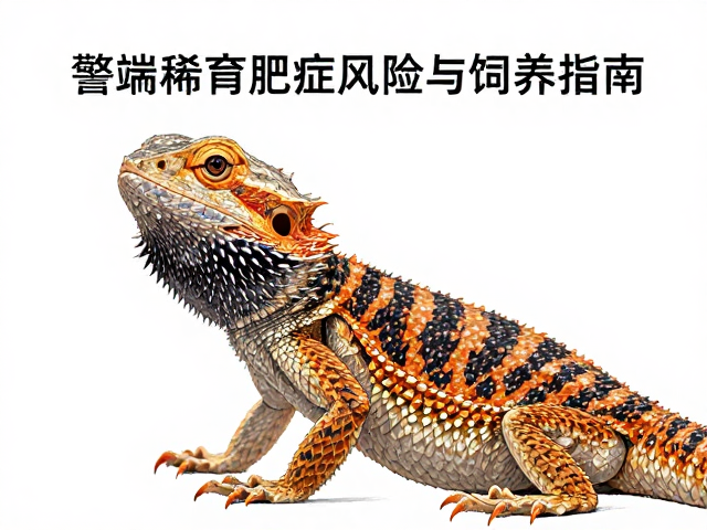 原色鬃狮蜥高端稀有基因,警惕肥胖症风险与饲养指南