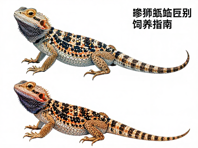 原色鬃狮蜥、十字区鬃狮蜥、短尾鬃狮蜥区别与饲养指南