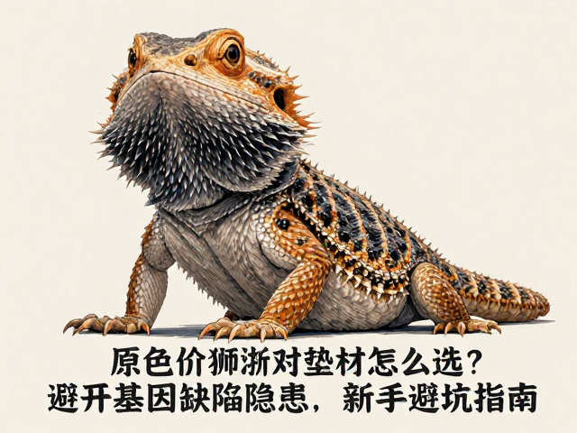 原色鬃狮蜥垫材怎么选？避开基因缺陷隐患，新手避坑指南