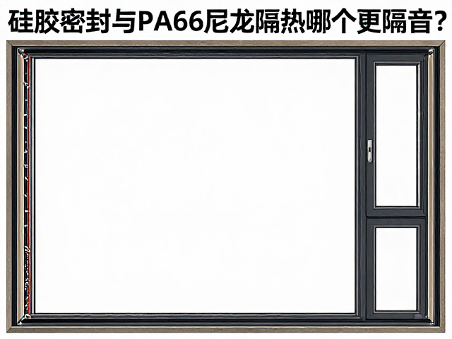 烤漆铝包木门窗选购,硅胶密封与PA66尼龙隔热哪个更隔音?