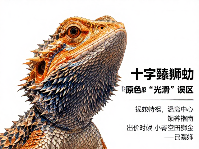 原色鬃狮蜥光滑无鳞？揭秘十字区鬃狮蜥的顶级品相特征与饲养指南