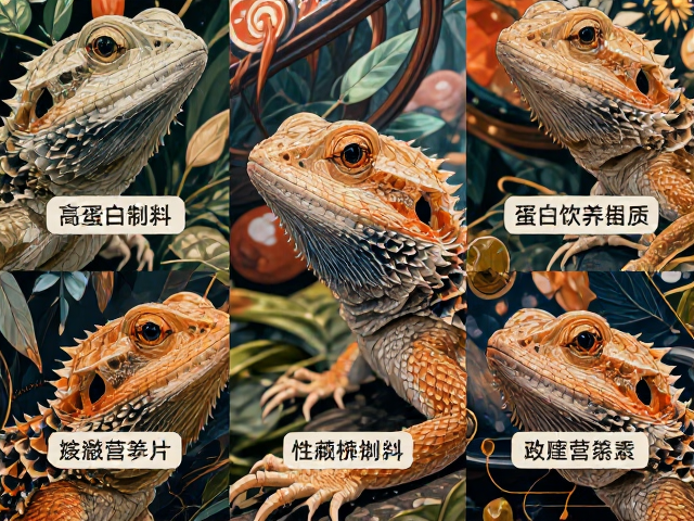 原色鬃狮蜥高蛋白饮食指南,光滑无鳞下的健康秘密