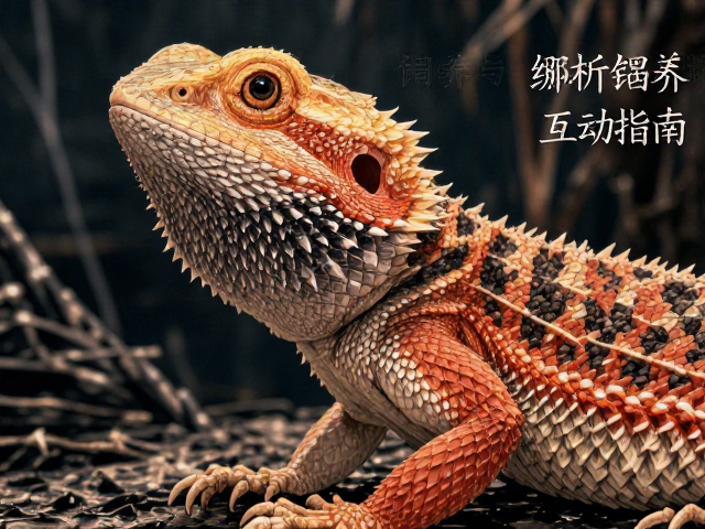 原色鬃狮蜥独居习性解析，红黄色系饲养与互动指南