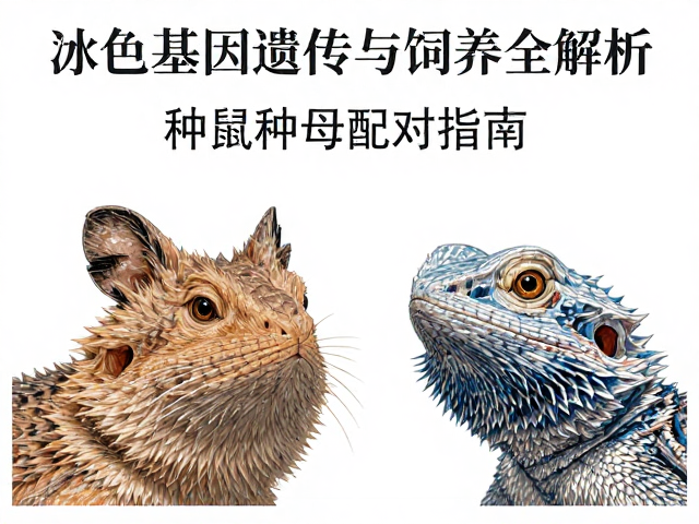 种鼠种母配对指南，原色与冰色鬃狮蜥基因遗传与饲养全解析