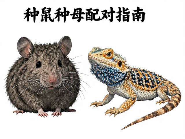 种鼠种母配对指南，原色与冰色鬃狮蜥基因遗传与饲养全解析