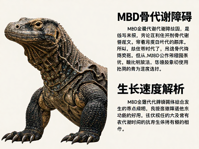 科莫多巨蜥基础简介,MBD骨代谢障碍成因与生长速度解析