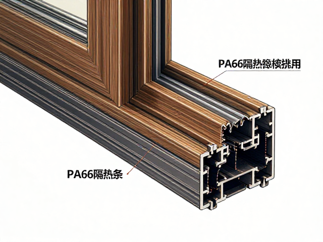 烤漆铝包木门窗怎么选?PA66隔热,隐藏排水,静音隔热又耐用