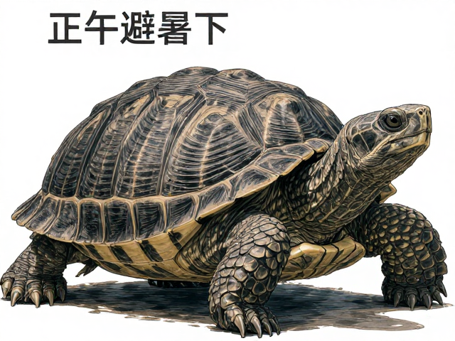 昼夜活动规律，正午避暑下乌龟如何满足钙质需求？