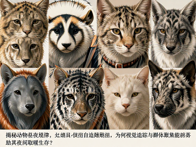 揭秘动物昼夜规律,为何视觉追踪与群体聚集能助其夜间取暖生存?