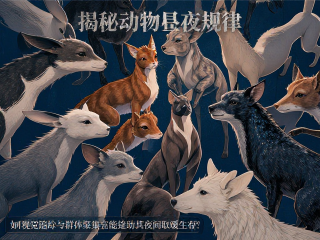 揭秘动物昼夜规律,为何视觉追踪与群体聚集能助其夜间取暖生存?