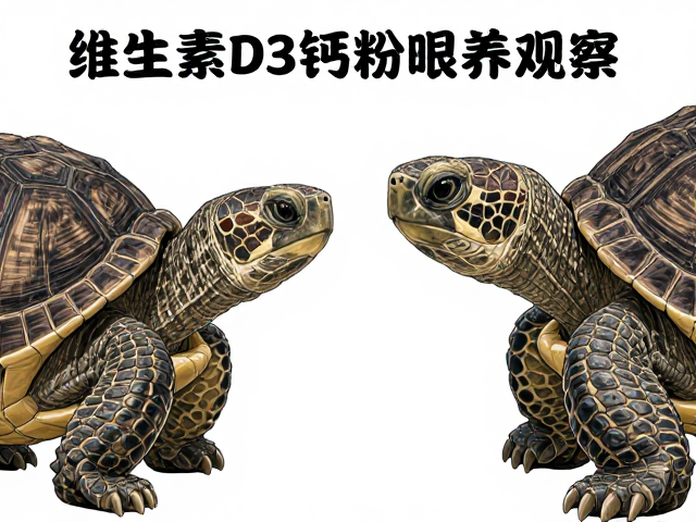 幼龟雌雄辨别与早期疾病观察,维生素D3与钙粉喂养指南
