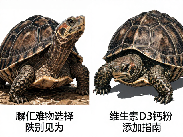蛋龟雌雄辨别法，孵化介质选择与维生素D3钙粉添加指南