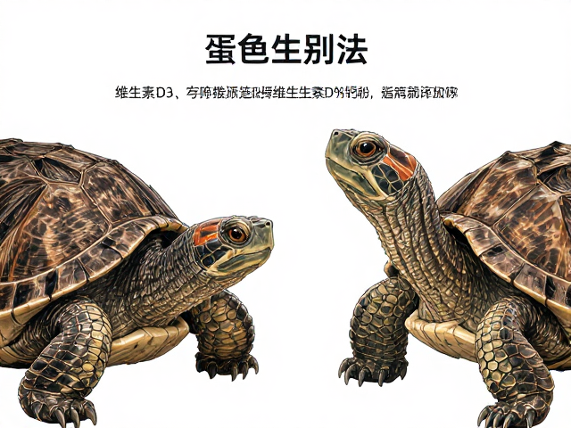 蛋龟雌雄辨别法,孵化介质选择与维生素D3钙粉添加指南
