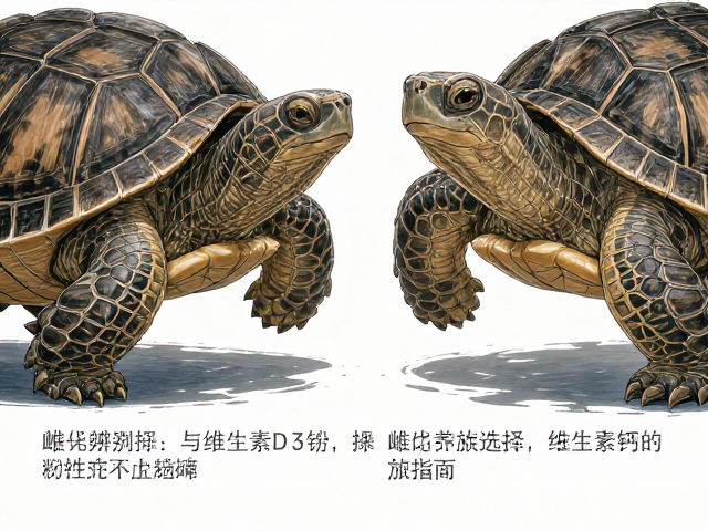 蛋龟雌雄辨别法,孵化介质选择与维生素D3钙粉添加指南