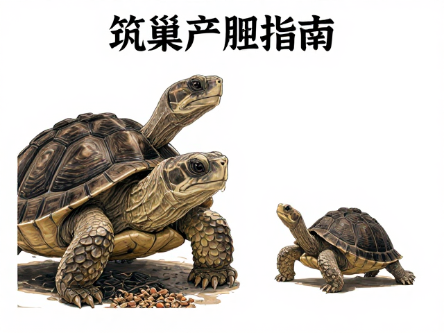 乌龟雌雄辨别与筑巢产卵指南，幼崽高蛋白饮食促生长