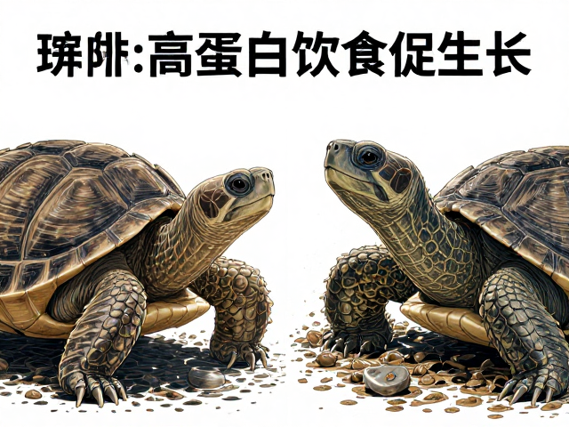 乌龟雌雄辨别与筑巢产卵指南,幼崽高蛋白饮食促生长