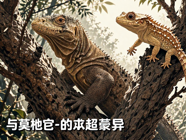 科莫多巨蜥与睫角守宫,树栖环境差异与基础简介